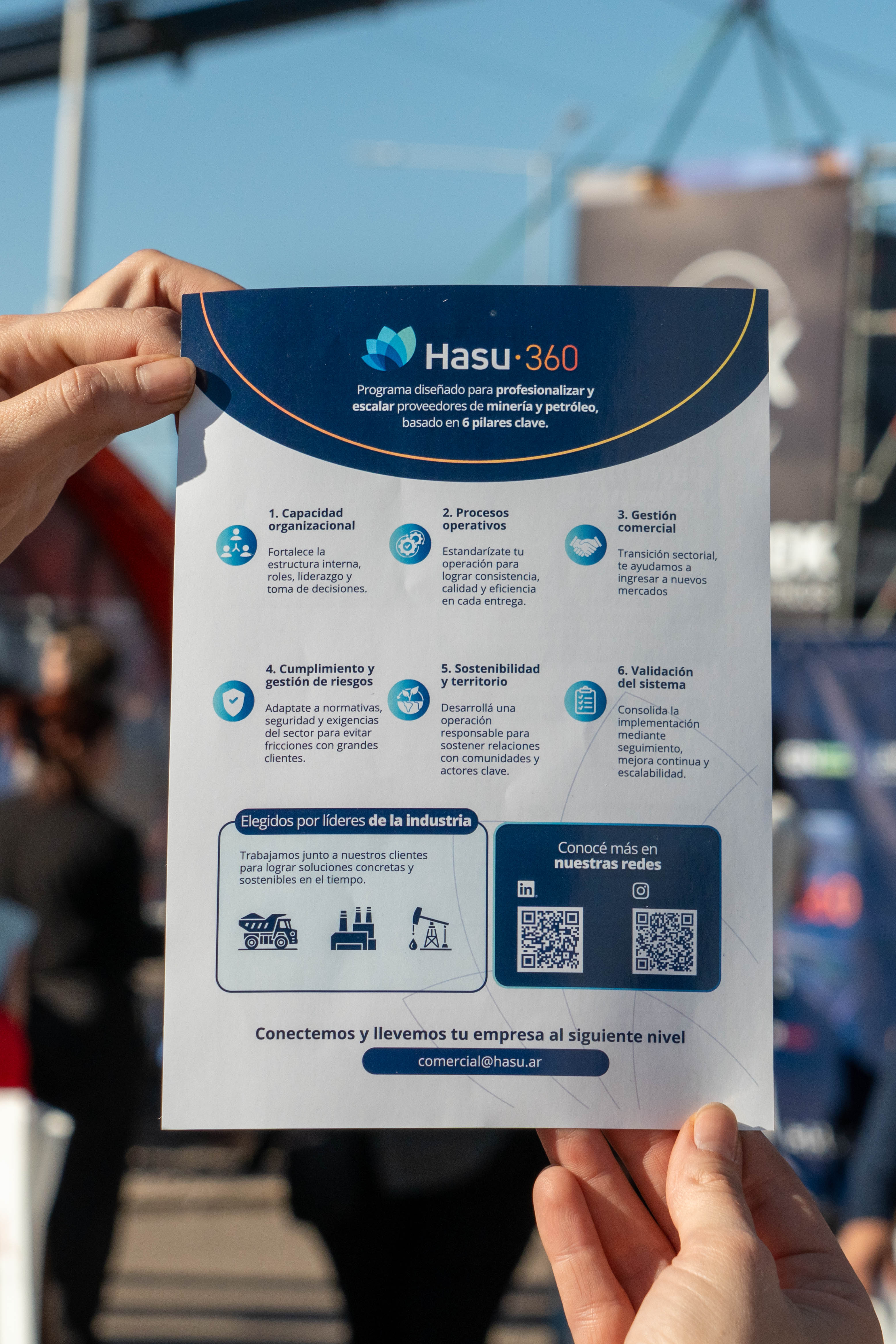 Equipo HASU en Argentina Mining